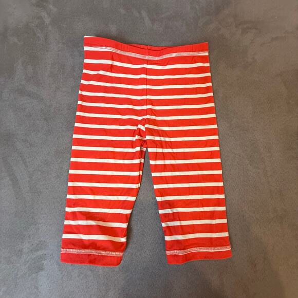 Mini Boden Boys Swimsuit 2 Piece Set Shorts Rashguard Top Red Stripe 5 6 5T - Picture 4 of 12